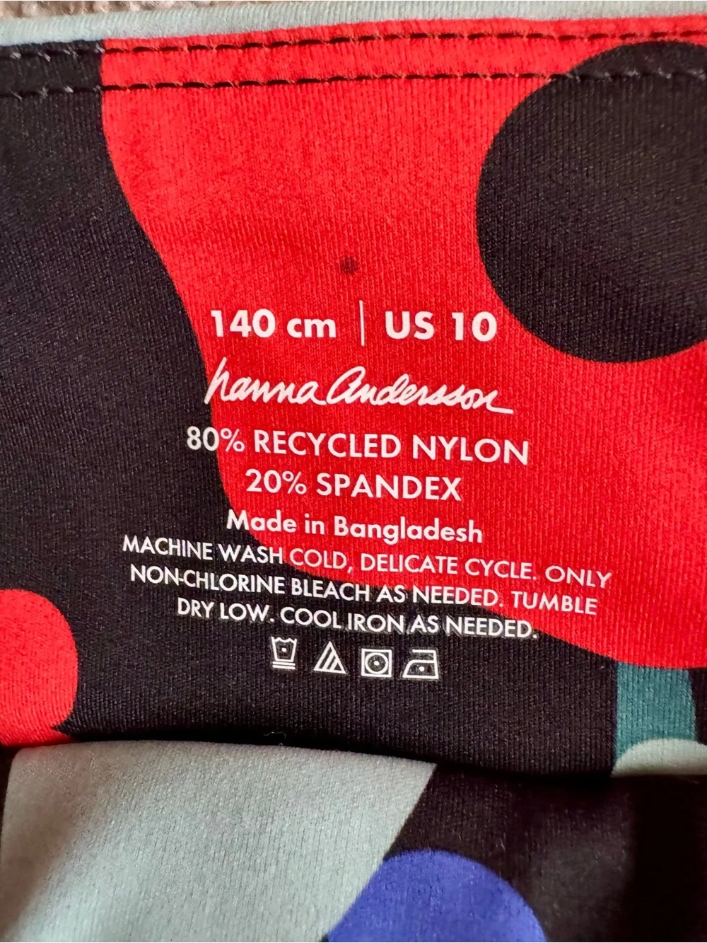 Hanna Andersson Floral Kids Activewear Set Size US 10